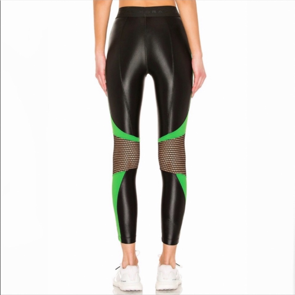 Koral 7/8 leggings with mesh/net detail, size Medium in great condition! - Picture 2 of 6